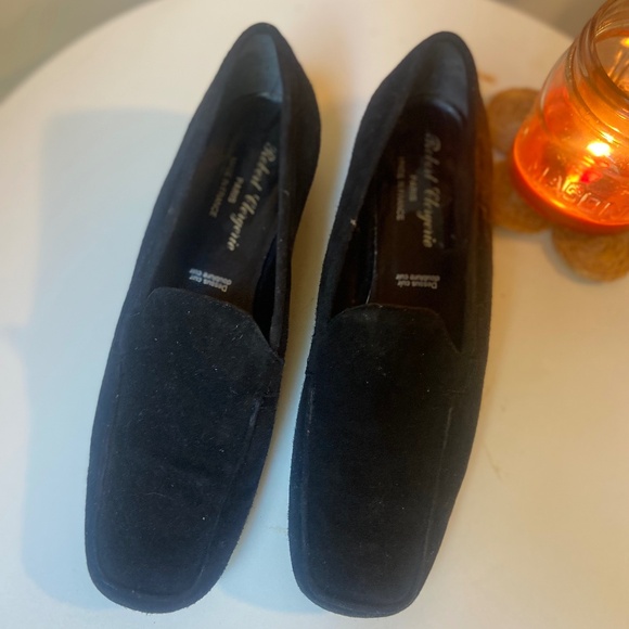 Black suede French loafers - Picture 2 of 4